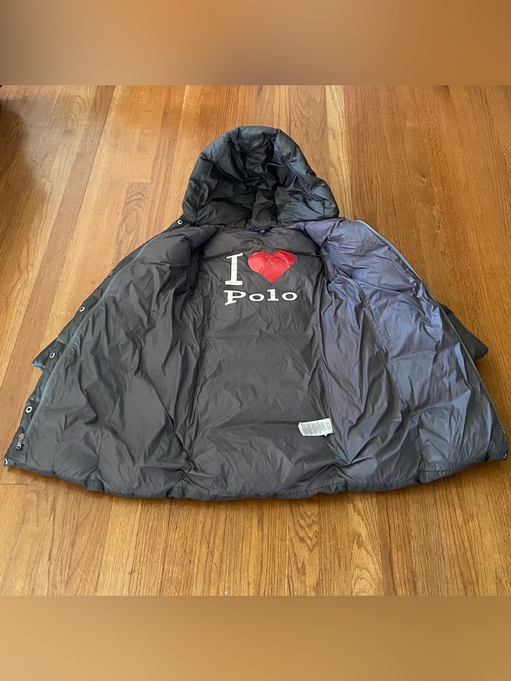 Polo by Ralph Lauren Girls Grey Long Hooded Puffer Coat - Picture 5 of 10